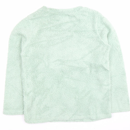 Star Wars Women Green Fleece Baby Yoda Pyjama Top Size S