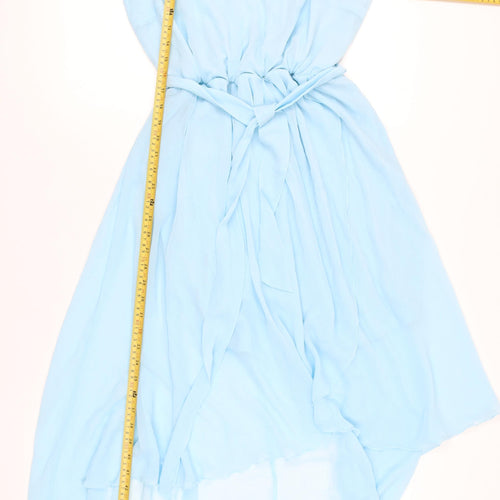 Select Women’s Blue Hi-Low Sleeveless Maxi Dress UK 12