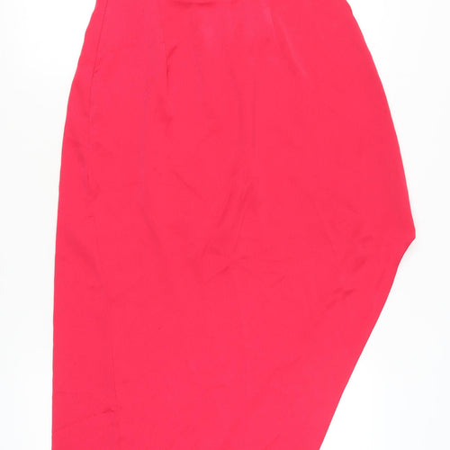 ASOS Women’s Red Size 12 Hi-Low Wrap Cocktail Party Dress