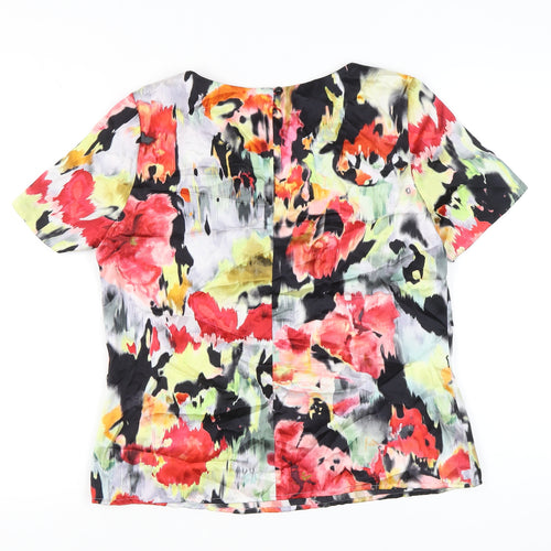 Artigiano Womens Multicoloured Silk Floral Blouse UK 12