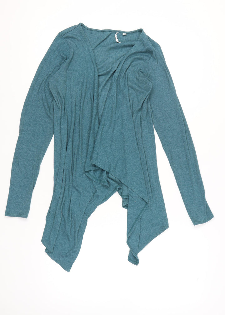 Uniqlo Women’s Green S Cardigan Lightweight Long Sleeve Open Front