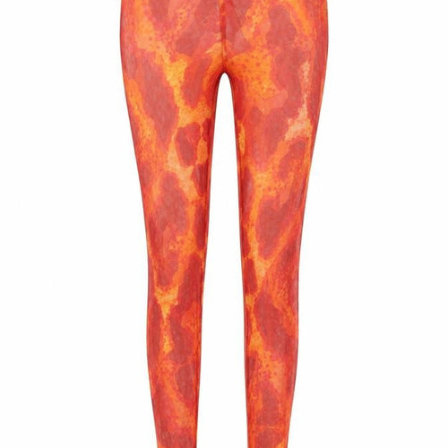 PrettyLittleThing Women’s Orange Mesh Leggings Size 4 High Rise
