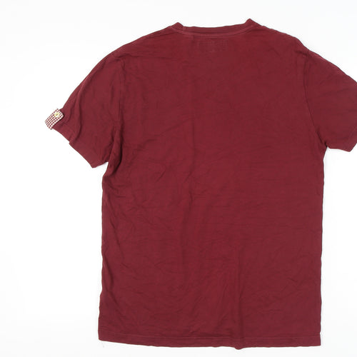 Penguin by Munsingwear Men’s Red Cotton Crew Neck T-Shirt L