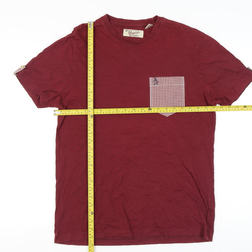 Penguin by Munsingwear Men’s Red Cotton Crew Neck T-Shirt L