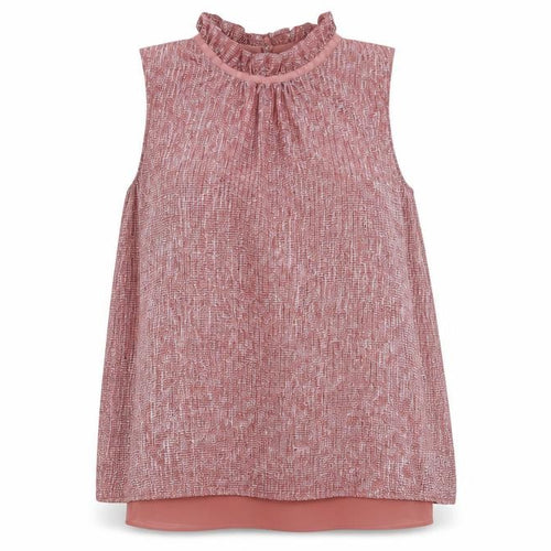 Next Women’s Pink High Neck Sleeveless Tunic Blouse Size 10