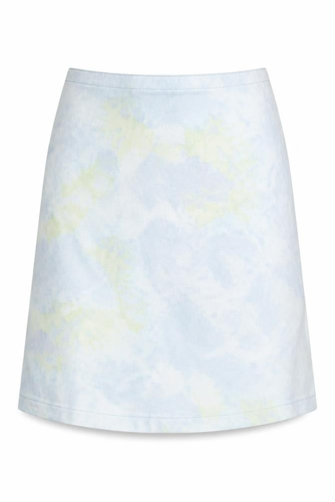Royal Robbins Womens Blue Floral A-Line Skirt XS Knee Length Cotton Blend