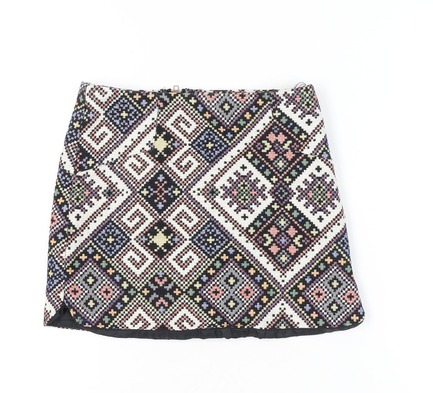 Cameo Rose Women’s Multicoloured Size 8 Geometric Mini Skirt