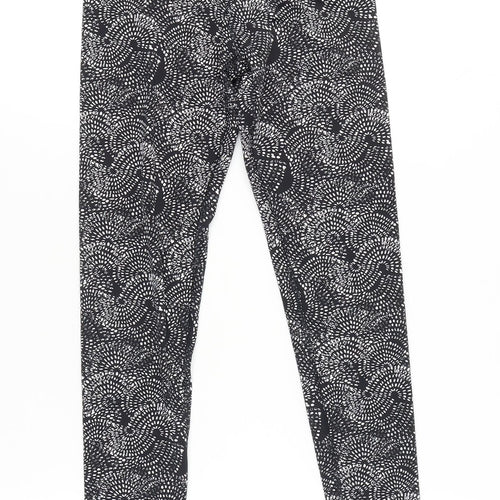 Esmara Womens Black XS Geometric Print Active Leggings