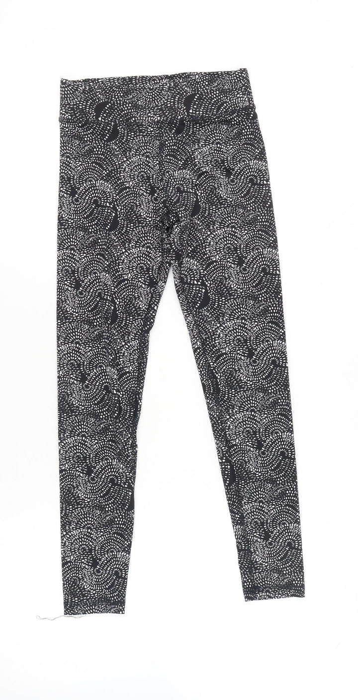 Esmara Womens Black XS Geometric Print Active Leggings
