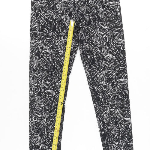 Esmara Womens Black XS Geometric Print Active Leggings
