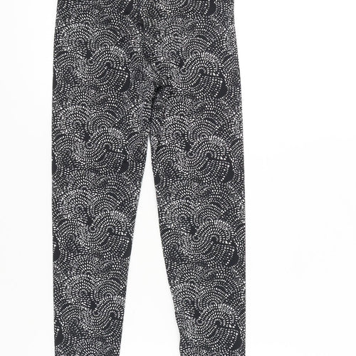 Esmara Womens Black XS Geometric Print Active Leggings
