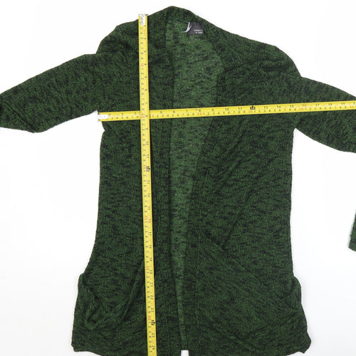 Sparkle & Fade Women’s Green Knit Long Sleeve Cardigan Size S