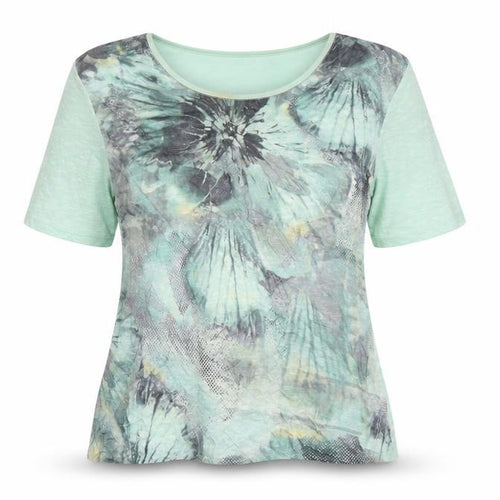 Gerry Weber Womens Green Floral Print T-Shirt Size 12