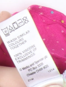 Marks and Spencer Womens Multicoloured Floral Slip Dress Size 12