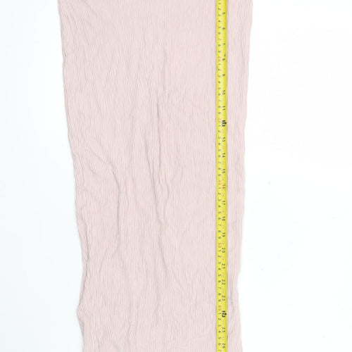 ASOS Women Pink Size 8 Midi Pencil Skirt Stretch Viscose Elastane