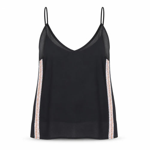Hearts & Bows Womens Black V-Neck Camisole Tank Top Size 10