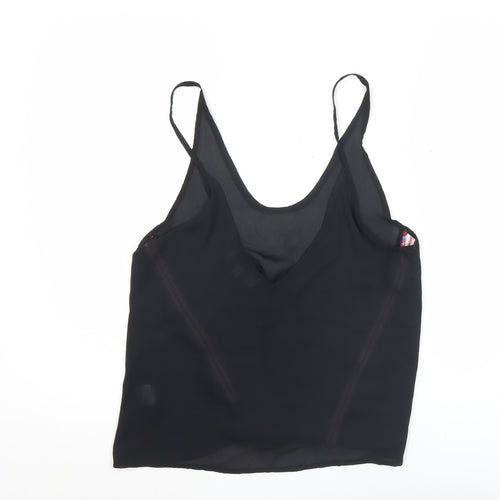 Hearts & Bows Womens Black V-Neck Camisole Tank Top Size 10