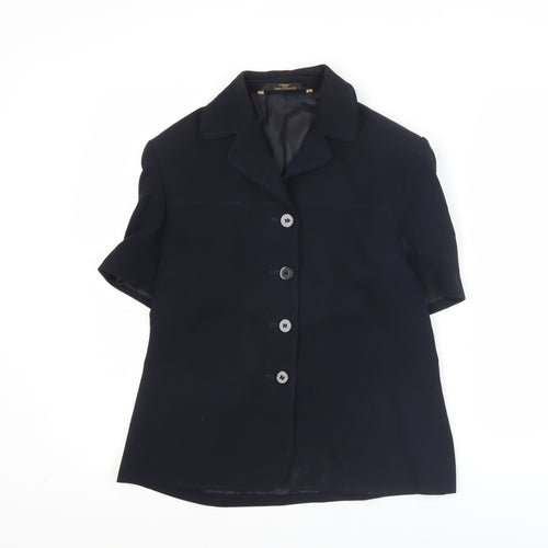Marks and Spencer Women’s Blue UK 12 Short Sleeve Suit Jacket Classic
