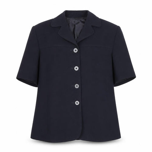 Marks and Spencer Women’s Blue UK 12 Short Sleeve Suit Jacket Classic