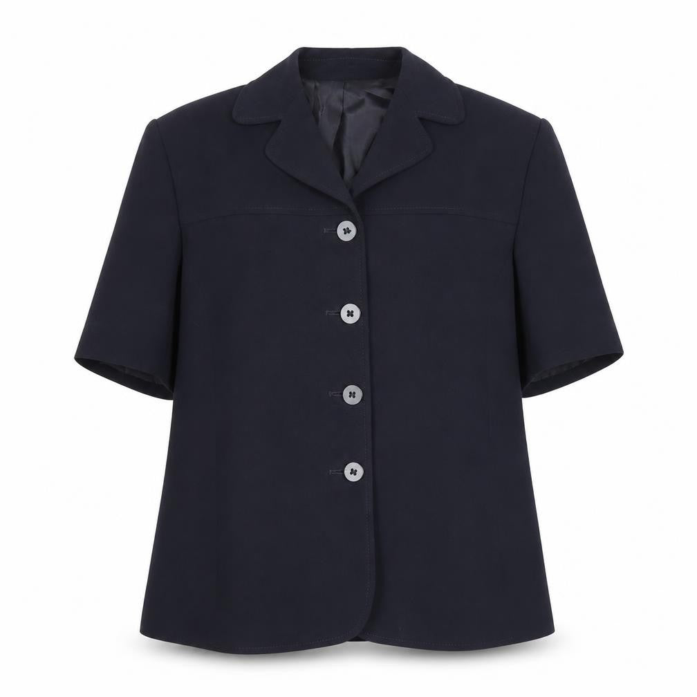 Marks and Spencer Women’s Blue UK 12 Short Sleeve Suit Jacket Classic