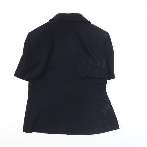 Marks and Spencer Women’s Blue UK 12 Short Sleeve Suit Jacket Classic