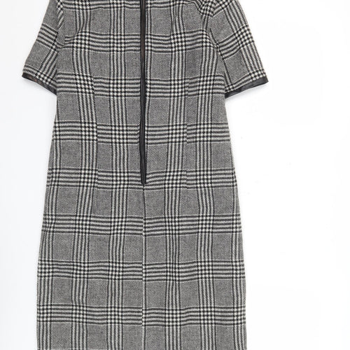 Marks and Spencer Women’s Grey Check Shift Dress Size 6