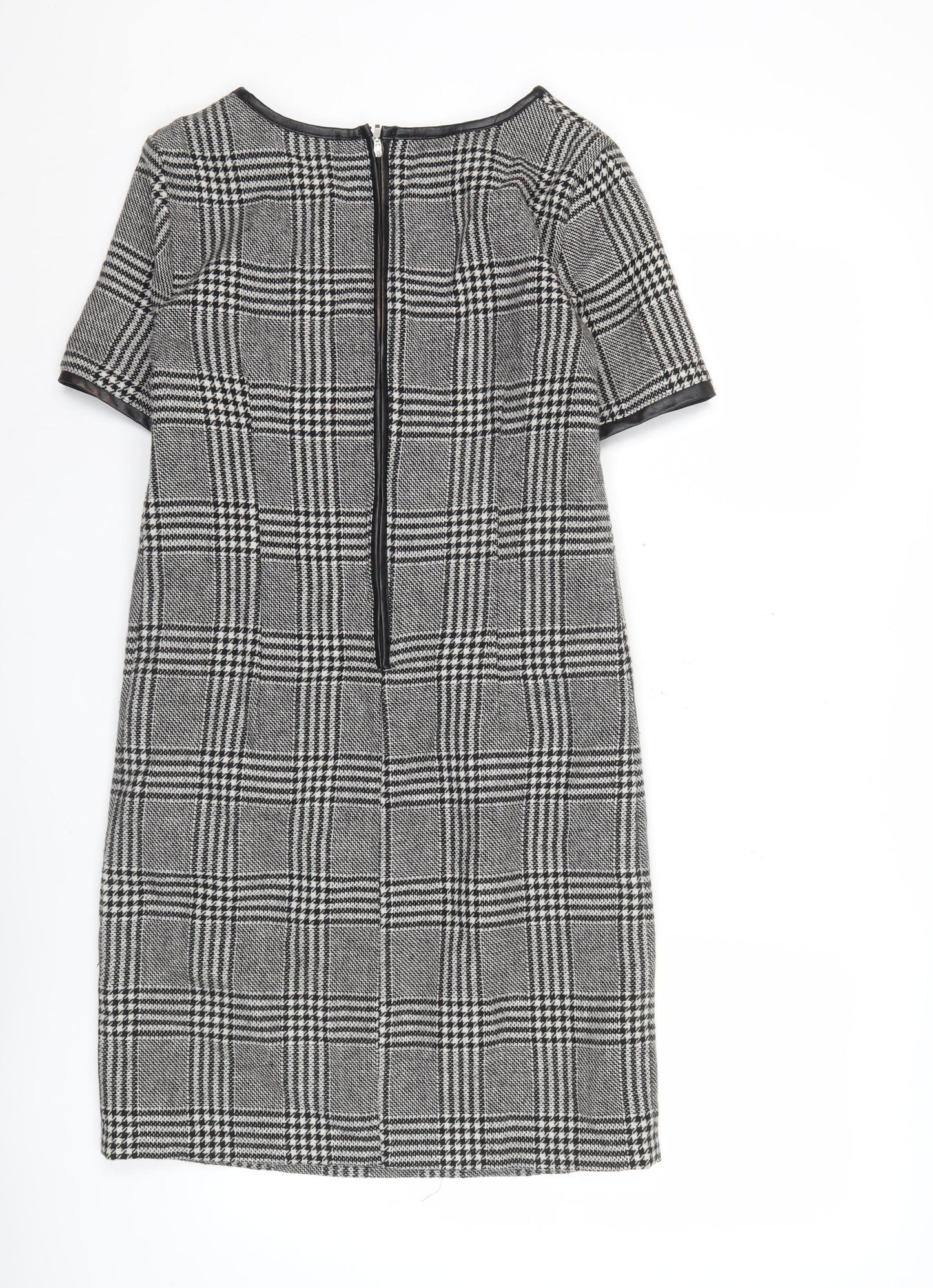 Marks and Spencer Women’s Grey Check Shift Dress Size 6