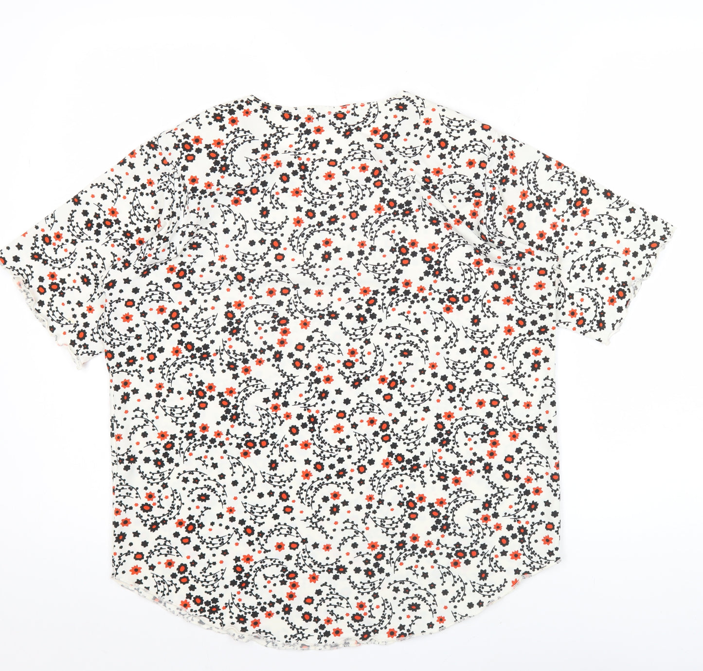 Soul Collection Womens Multicoloured Floral T-Shirt M Short Sleeve