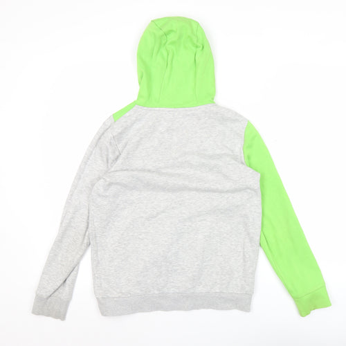 Xbox Boys Grey Green Pullover Hoodie 11-12 Years Gaming Logo Jumper