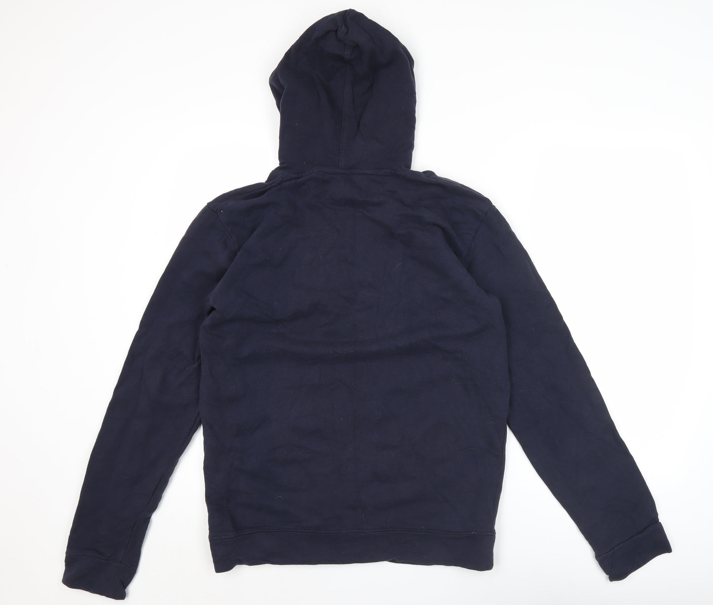 Champion Men’s Blue Pullover Hoodie Large Graphic Print Logo