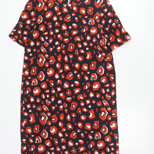 Marks and Spencer Women’s Multicoloured Animal Print Shift Dress Size 10