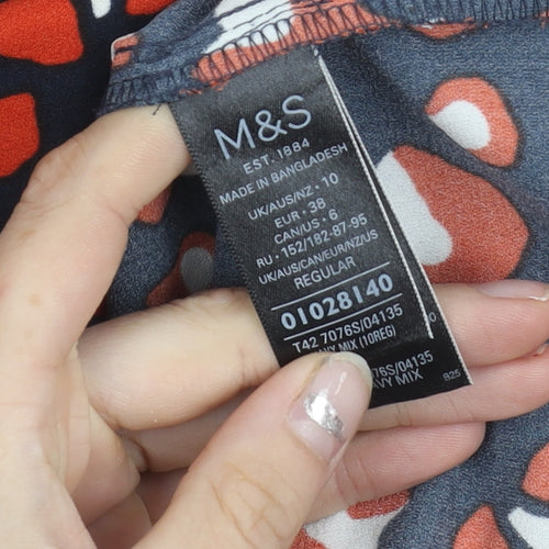 Marks and Spencer Women’s Multicoloured Animal Print Shift Dress Size 10