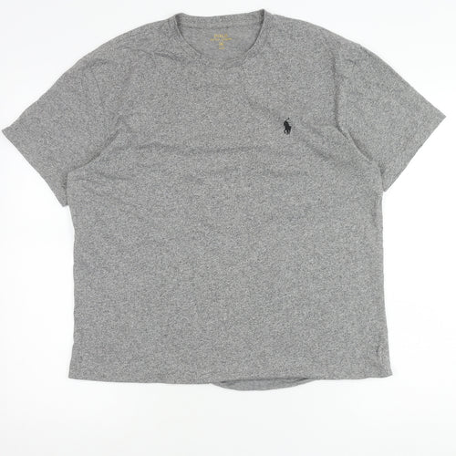 Ralph Lauren Men’s Grey Crew Neck Cotton T-Shirt Size M