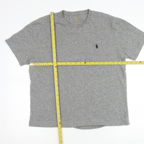 Ralph Lauren Men’s Grey Crew Neck Cotton T-Shirt Size M
