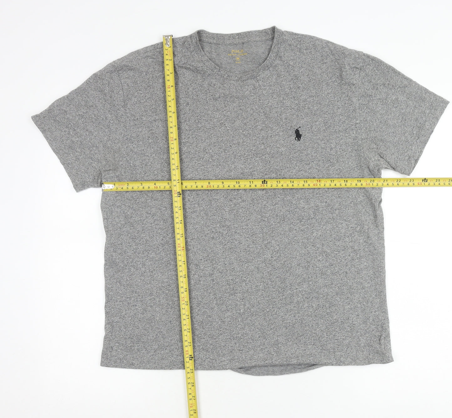 Ralph Lauren Men’s Grey Crew Neck Cotton T-Shirt Size M