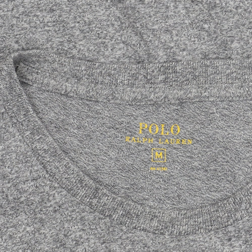 Ralph Lauren Men’s Grey Crew Neck Cotton T-Shirt Size M