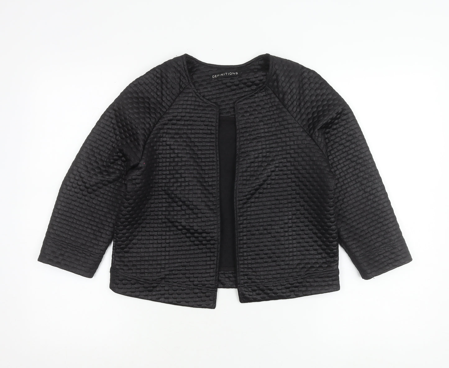 Definitions Women's Black Size 18 Textured Suit Jacket Workwear