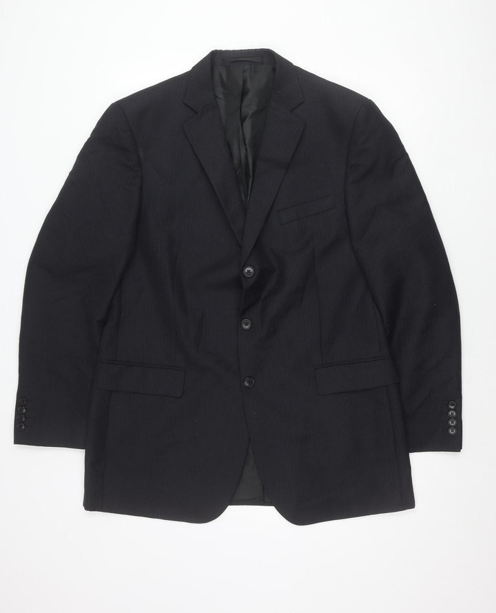 Marks & Spencer Men’s Navy 42 Long Blazer Jacket Classic Fit