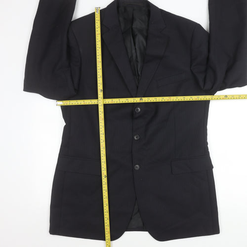 Marks & Spencer Men’s Navy 42 Long Blazer Jacket Classic Fit