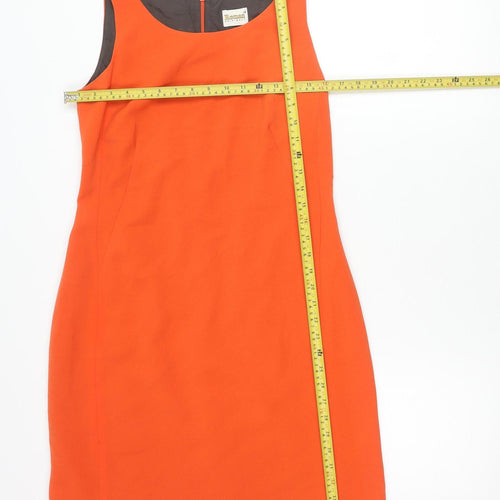 Roman Originals Women’s Orange Sheath Dress Size 12 Sleeveless