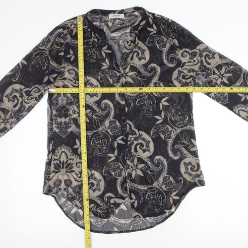 Soon Womens Multicoloured Paisley Tunic Blouse Size 10