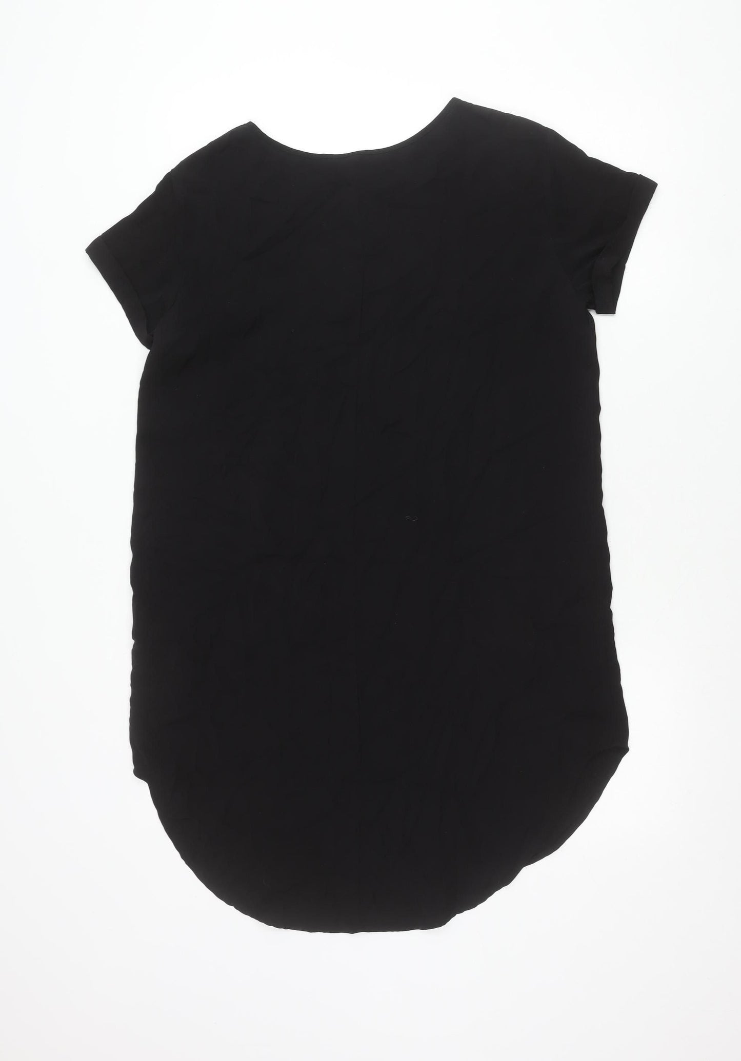 H&M Divided Women’s Black Size 12 Basic Short Sleeve T-Shirt