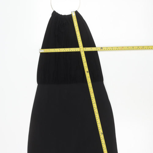New Look Women's Black Size 14 Halter Bodycon Dress Party Cocktail