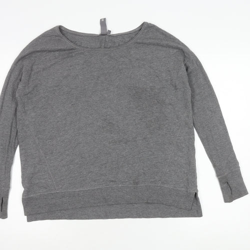 Sweaty Betty Women’s Grey XS Pullover Sweatshirt Modal Cotton Blend
