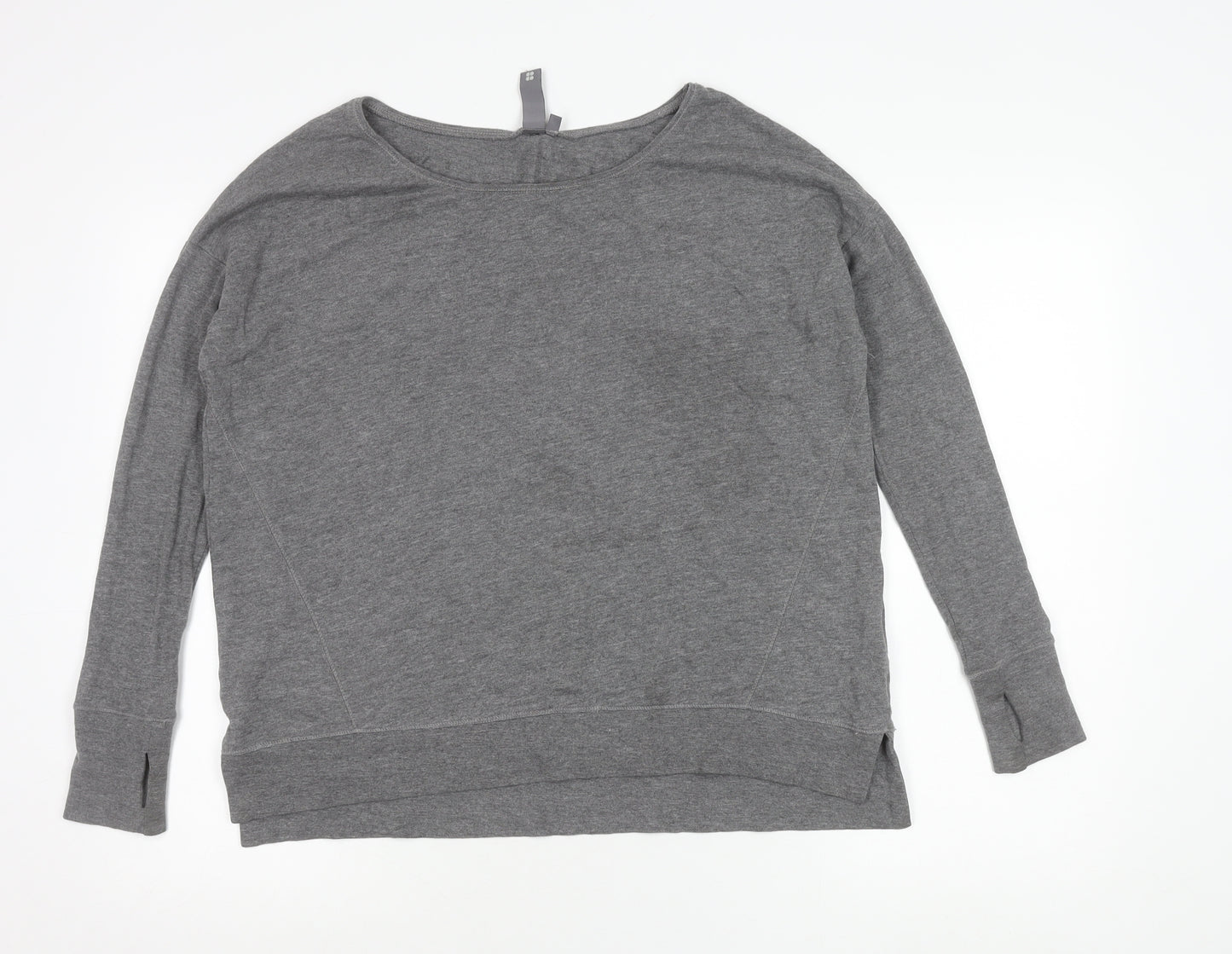 Sweaty Betty Women’s Grey XS Pullover Sweatshirt Modal Cotton Blend