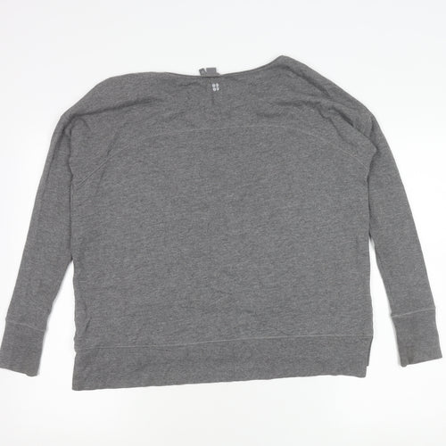 Sweaty Betty Women’s Grey XS Pullover Sweatshirt Modal Cotton Blend