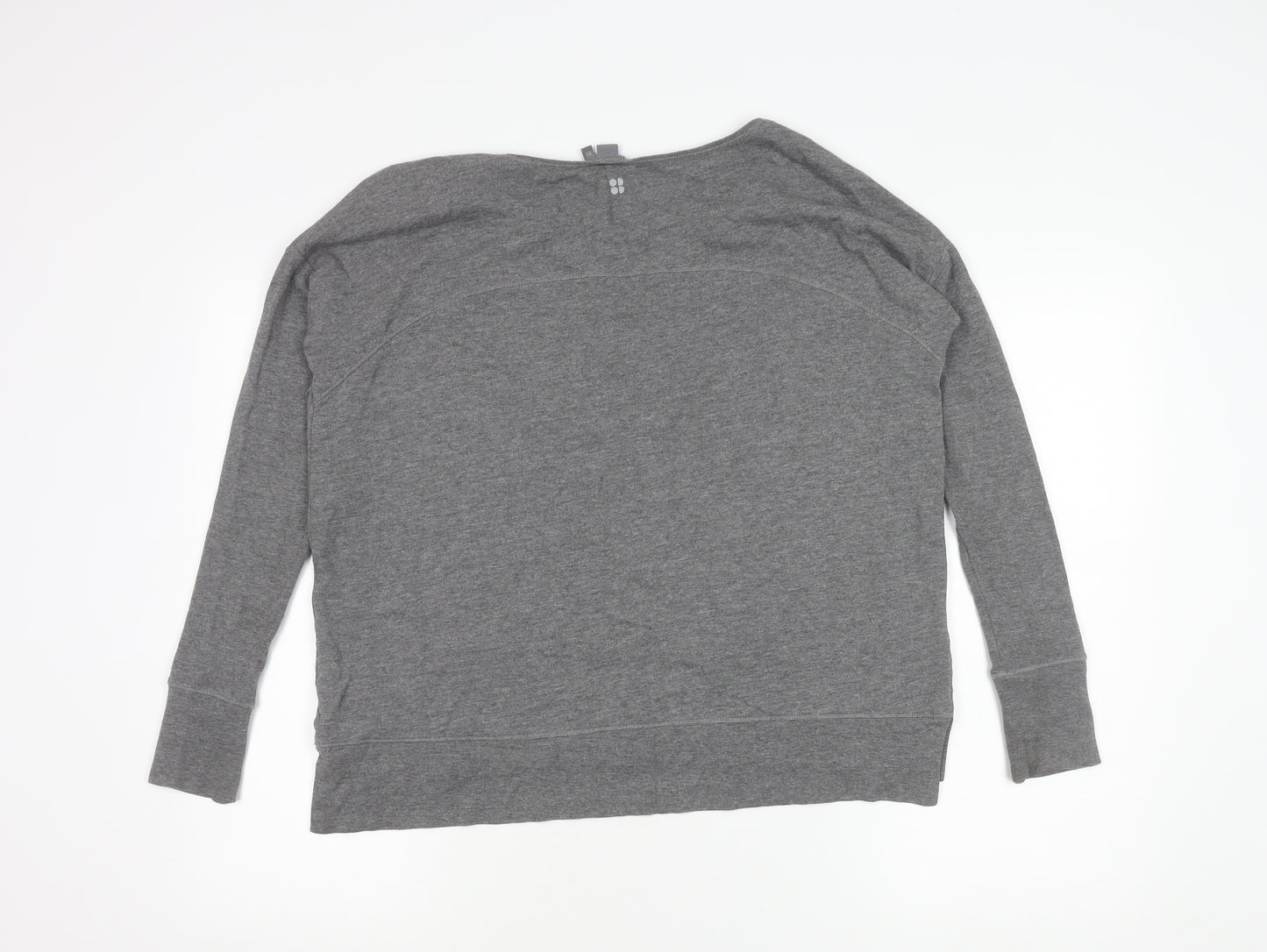 Sweaty Betty Women’s Grey XS Pullover Sweatshirt Modal Cotton Blend