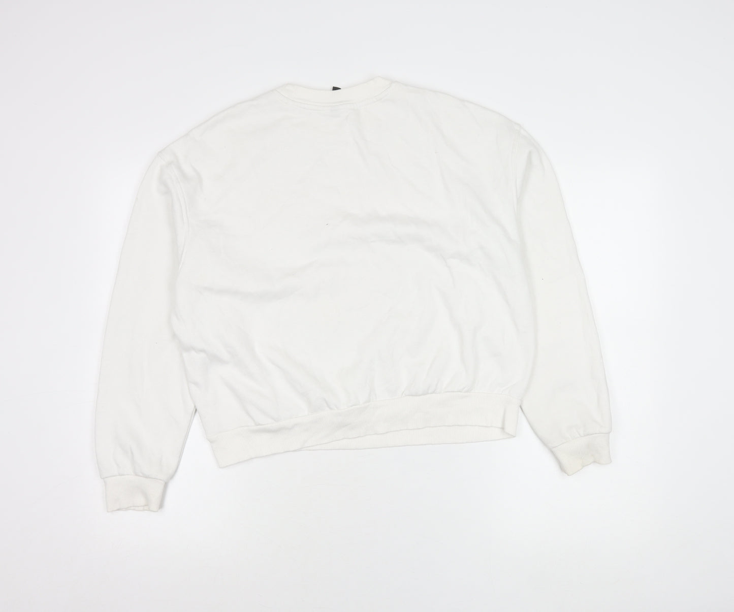 H&M Divided NASA White Graphic Print Sweatshirt Unisex Kids L