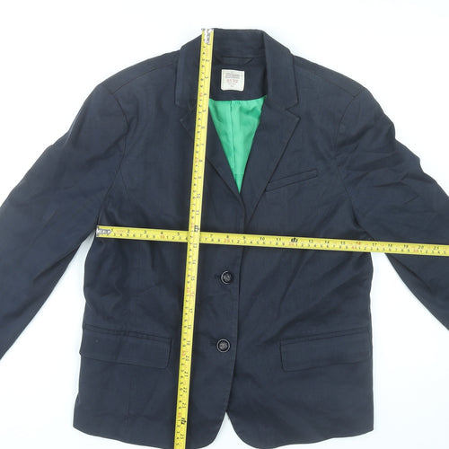 Gap Womens Blue Blazer UK 16 Modern Tailored Workwear Jacket