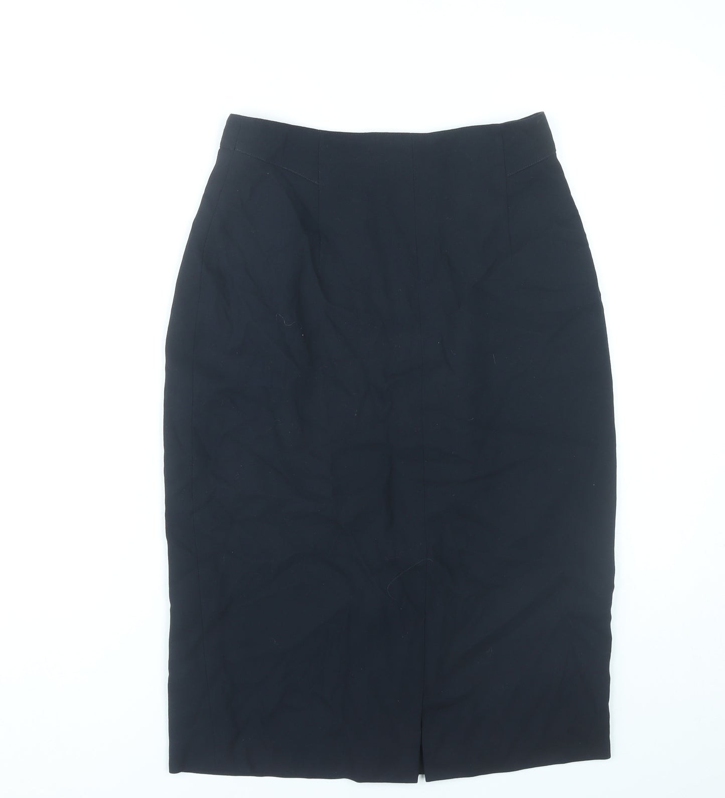 Richards Petites Womens Black Size 12 Pencil Skirt Workwear